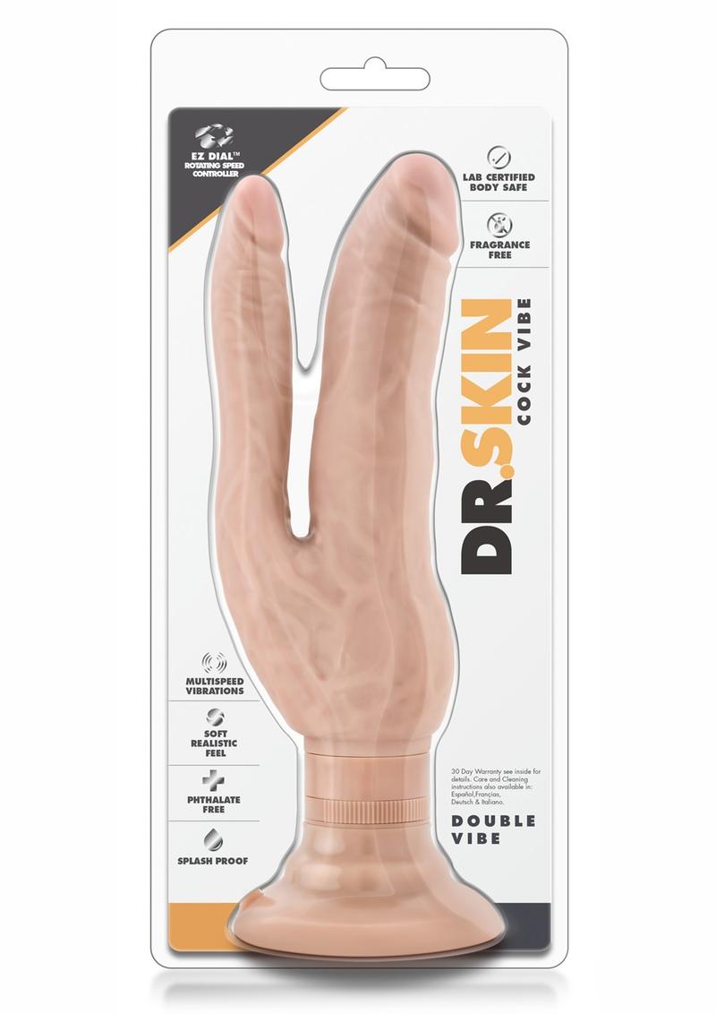 Dr. Skin Cock Vibes Dual Penetrating Vibrating Dildo