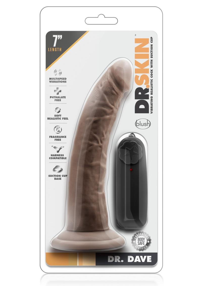 Dr. Skin Dr. Dave Vibrating Dildo with Suction Cup