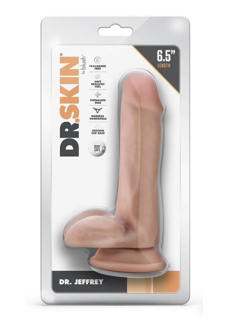 Dr. Skin Dr. Jeffrey Dildo with Balls and Suction Cup