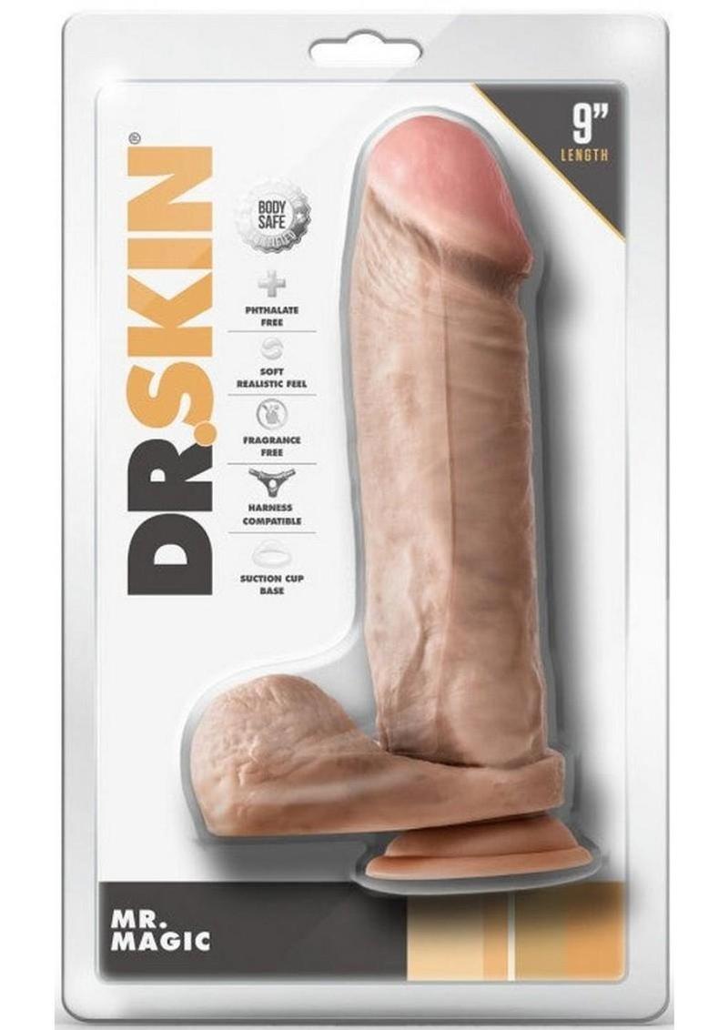 Dr. Skin Mr. Magic Dildo with Balls and Suction Cup