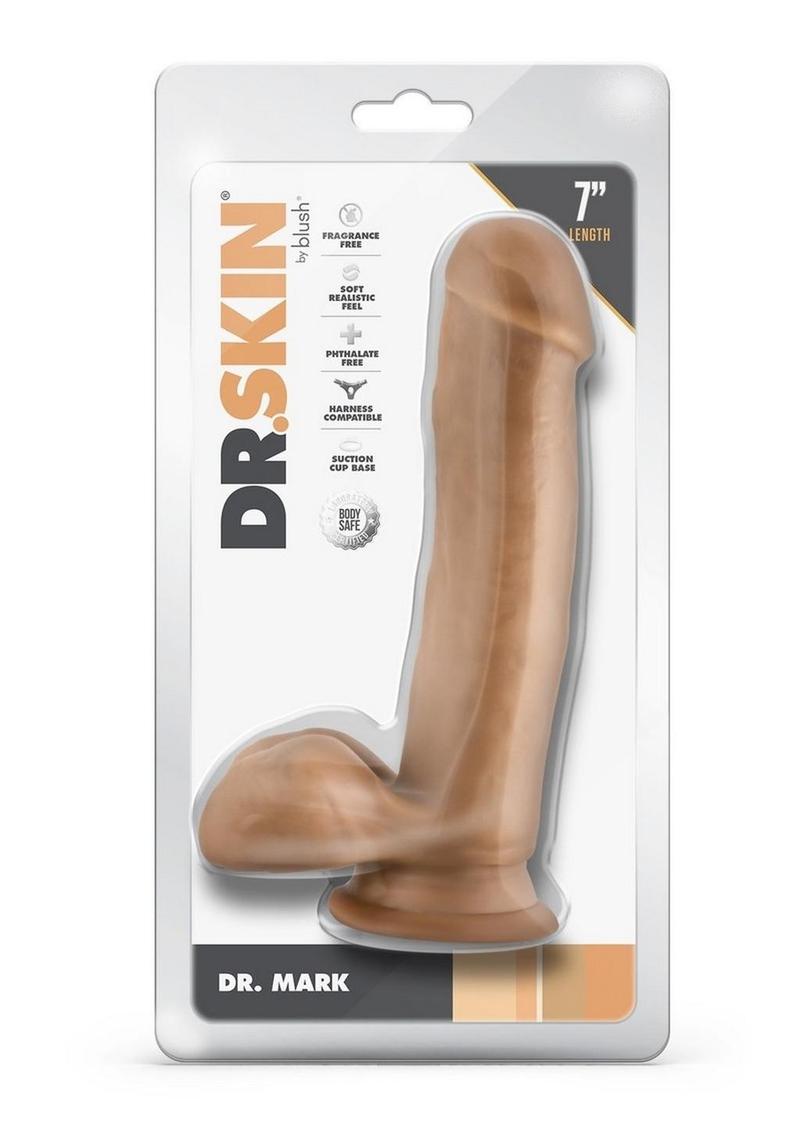 Dr. Skin Mr. Mark Dildo with Balls and Suction Cup