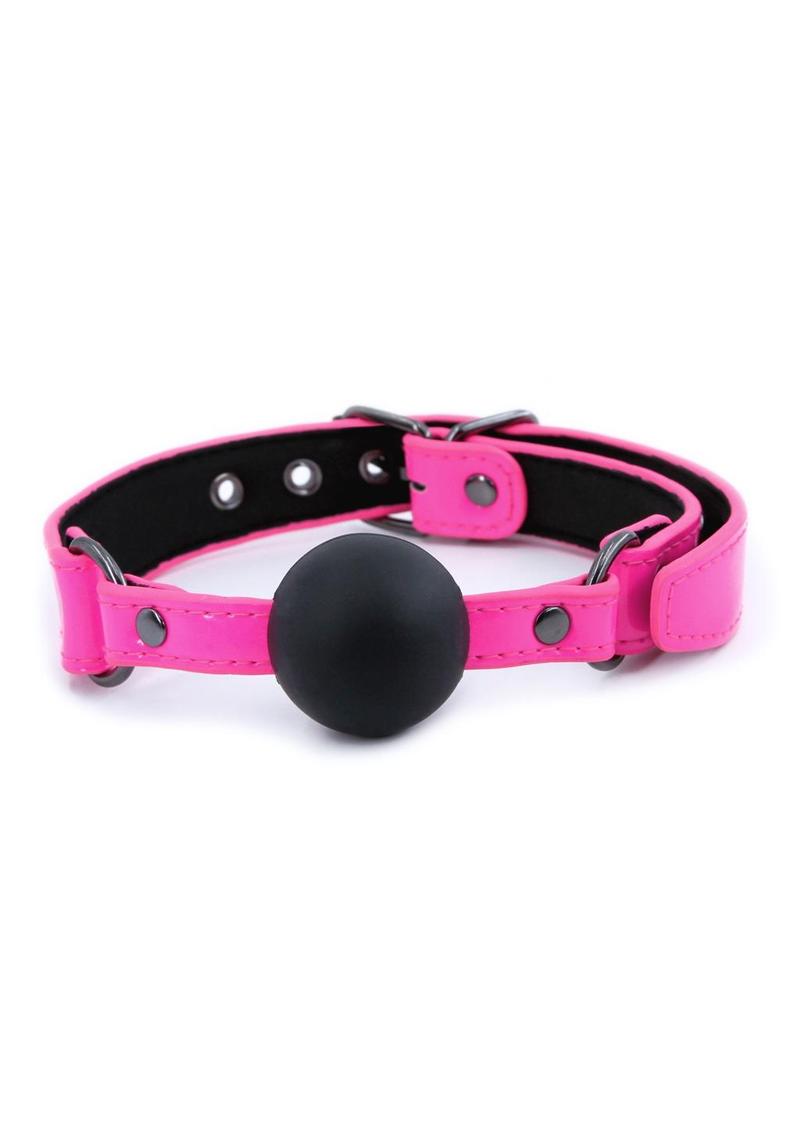 Electra Play Things Pu Leather Ball Gag