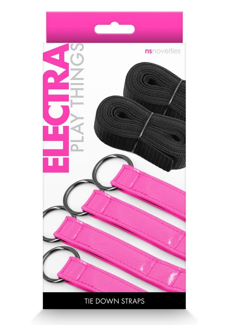 Electra Play Things Pu Leather Bed Restraint Straps