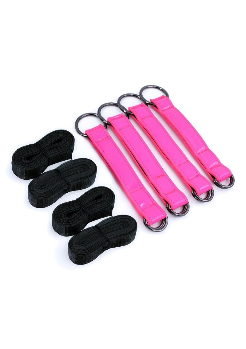 Electra Play Things Pu Leather Bed Restraint Straps