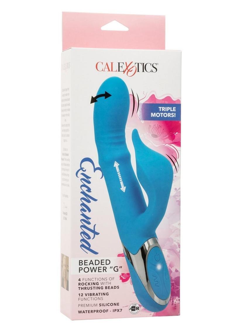 Enchanted Beaded Power G Rechargeable Silicone G-Spot Dual Vibrator