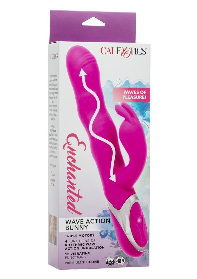Enchanted Wave Action Bunny Rechargeable Silicone Vibrator