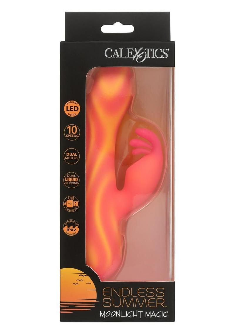 Endless Summer Moonlight Magic Dual Vibe Light-Up Rechargeable Silicone Massager