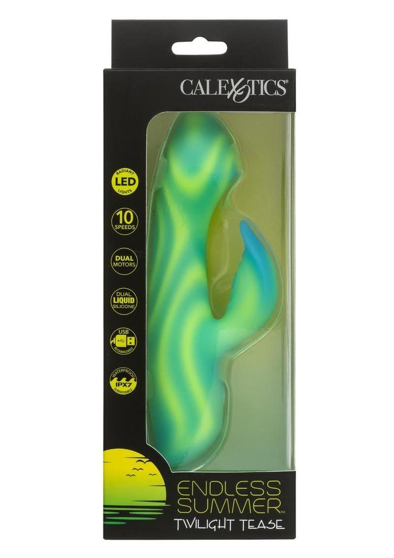 Endless Summer Twilight Tease Dual Vibe Light-Up Rechargeable Silicone Massager