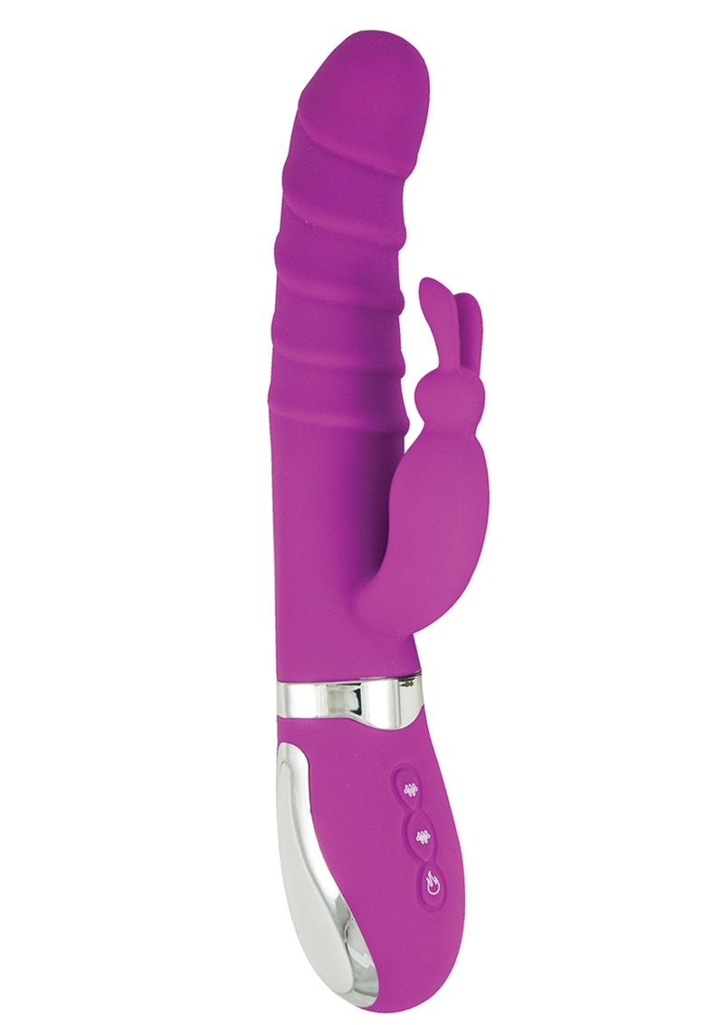Energize Heat Up Bunny 1 Rechargeable Silicone Warming Vibrator
