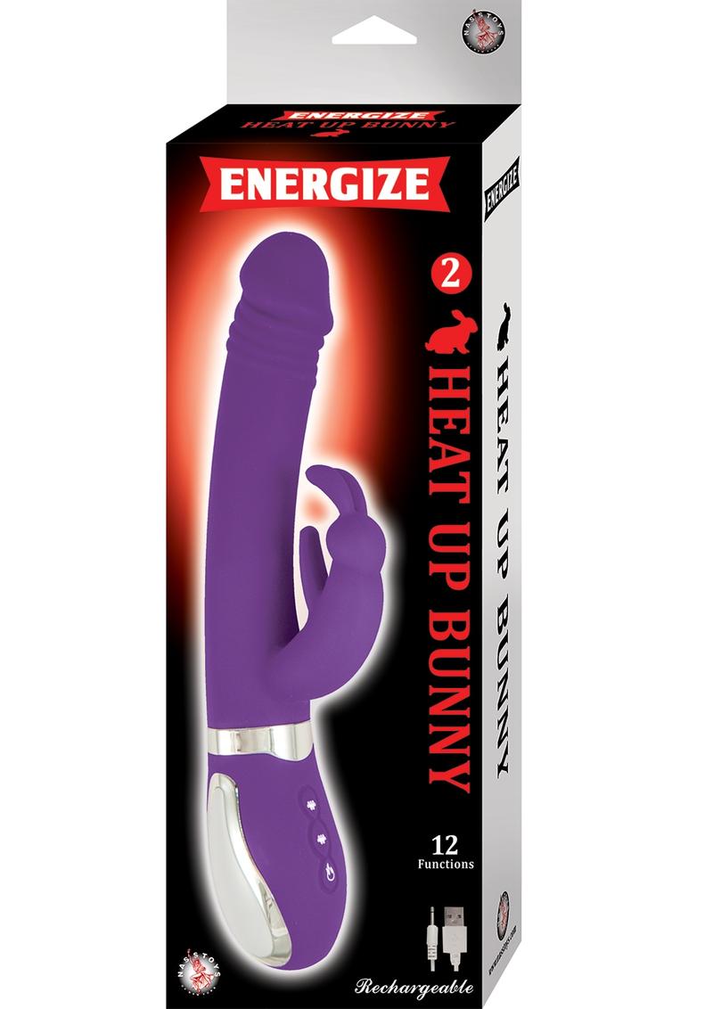 Energize Heat Up Bunny 2 Rechargeable Silicone Warming Vibrator