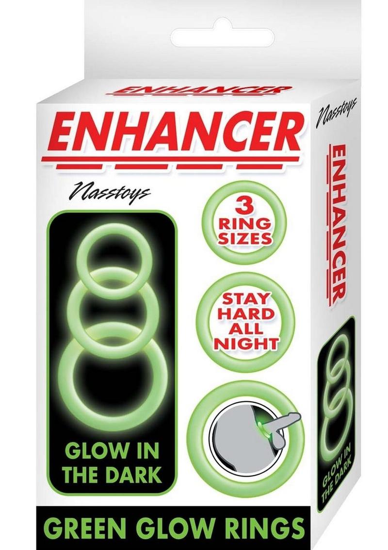 Enhancer Glow Rings Silicone Cockring
