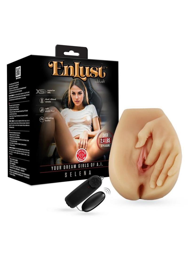 Enlust Selena Vibrating Masturbator - Pussy/Ass