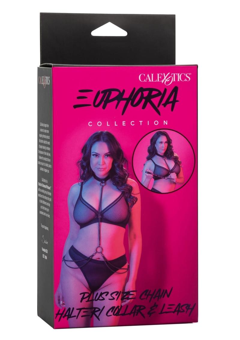 Euphoria Collection Chain Halter/Collar and Leash