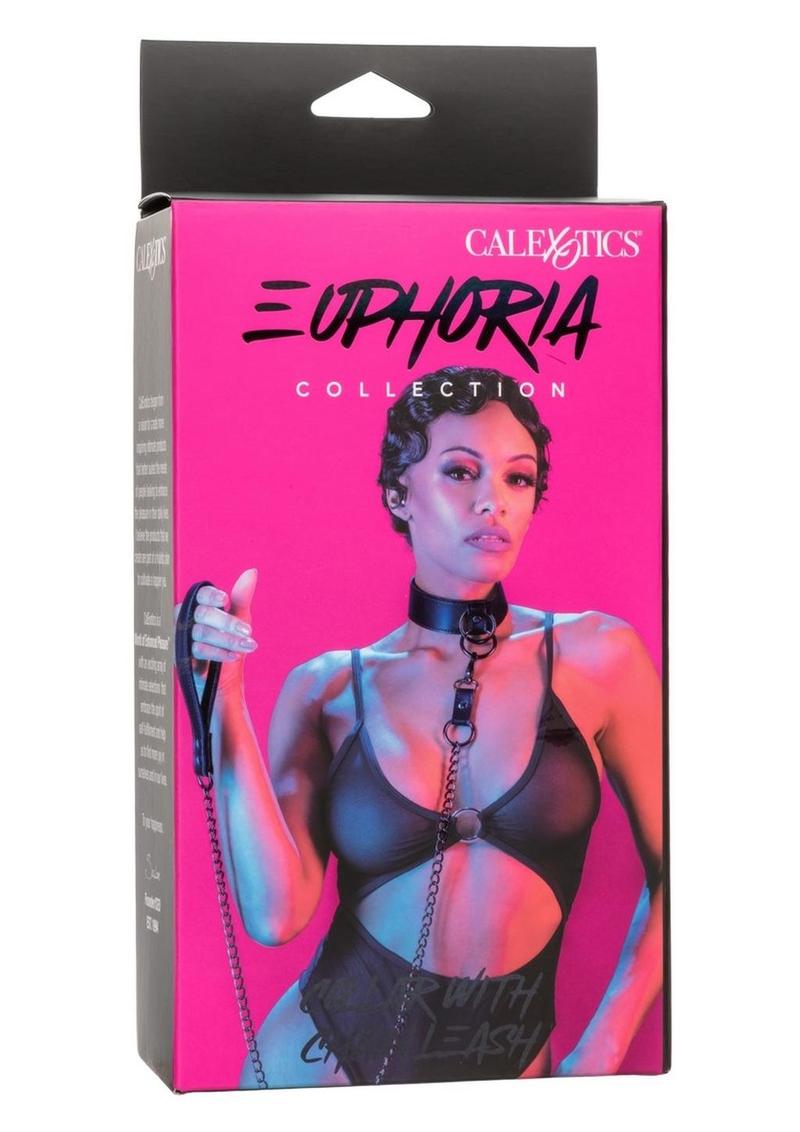 Euphoria Collection Collar with Chain Leash