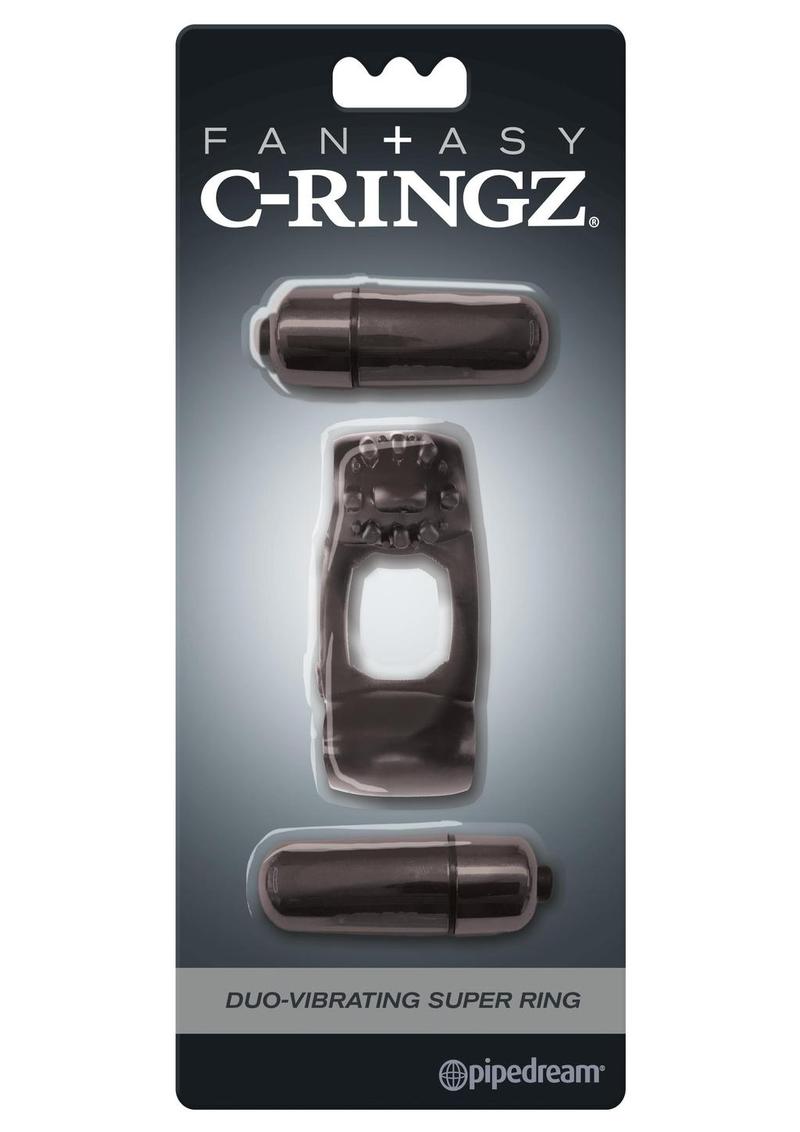 Fantasy C-Ringz Duo-Vibrating Super Cock Ring with Bullets