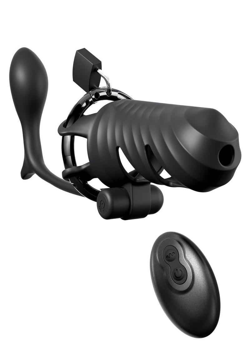 Fantasy C-Ringz Remote-Controlled Vibrating Cock Blocker with Ass-Gasm Plug