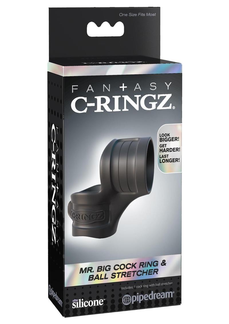Fantasy C-Ringz Silicone Mr. Big Cock Ring and Ball Stretcher