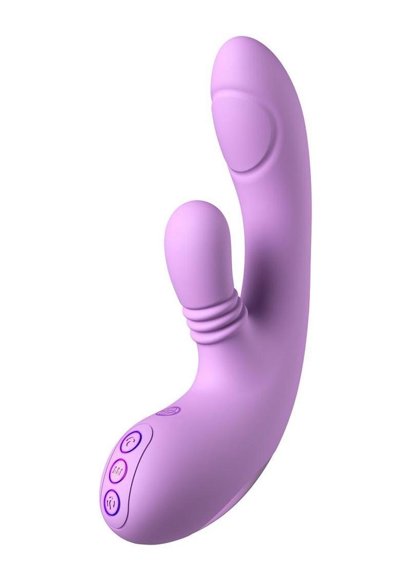 Fantasy For Her Intimotion Flutter Pro Rechargeable Silicone Rabbit Vibrator with Clitoral Stimulator
