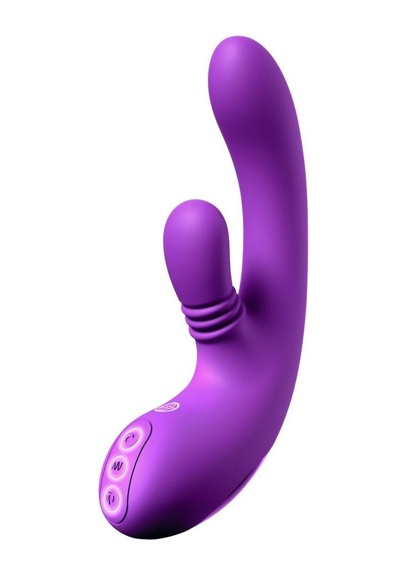 Fantasy For Her Intimotion G-Pro Rechargeable Silicone Rabbit Vibrator with Clitoral Stimulator
