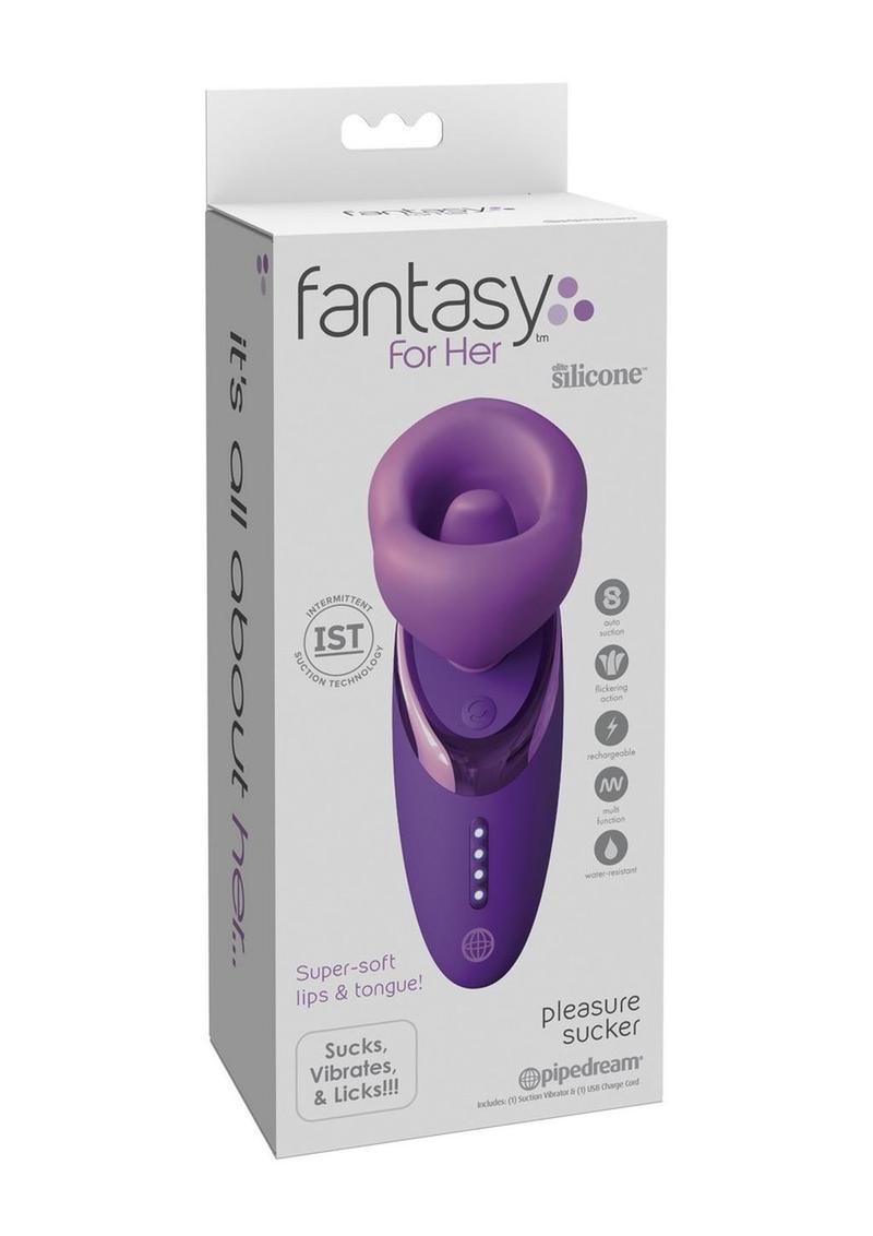 Fantasy For Her Pleasure Sucker Rechargeable Silicone Clitoral Stimulator