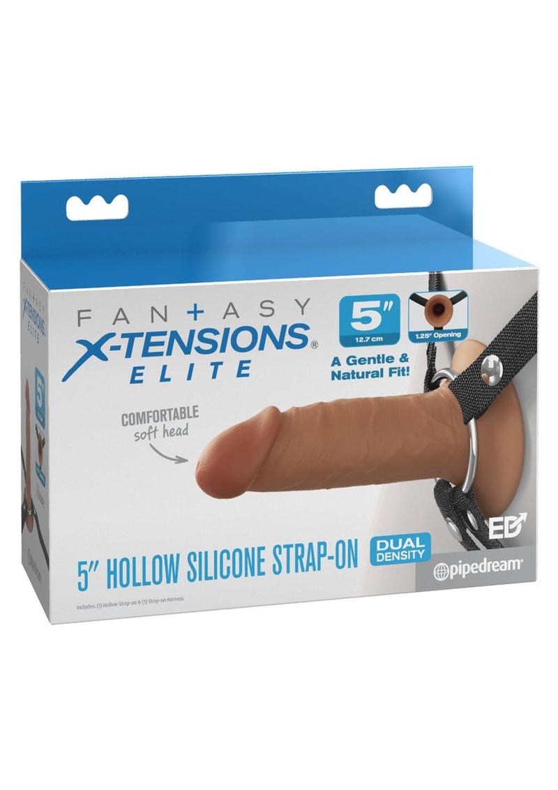 Fantasy X-Tensions Elite Silicone Dual Density Hollow Strap-On