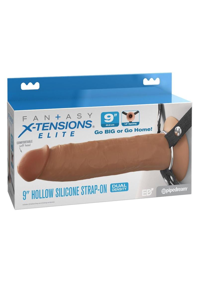 Fantasy X-Tensions Elite Silicone Dual Density Hollow Strap-On
