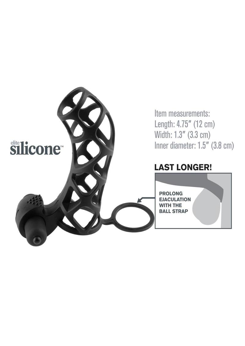 Fantasy X-Tensions Silicone Extreme Power Vibrating Cock Cage