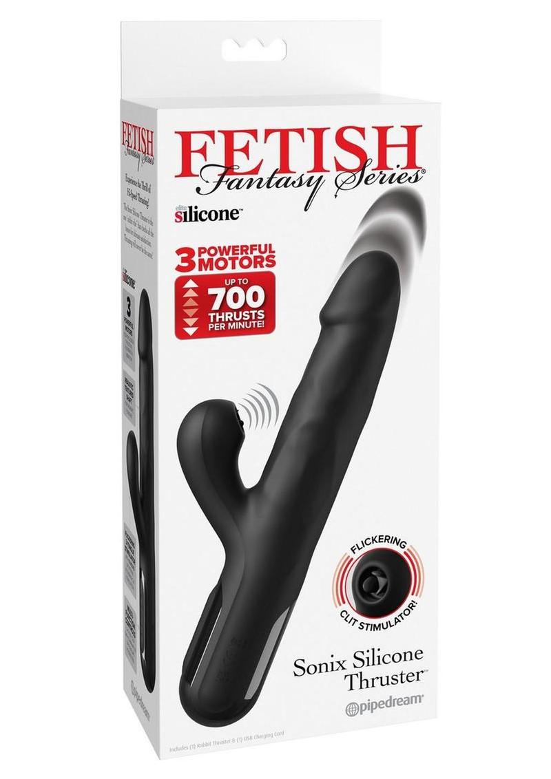 Fetish Fantasy Series Sonix Rechargeable Silicone Thruster Rabbit Vibrator
