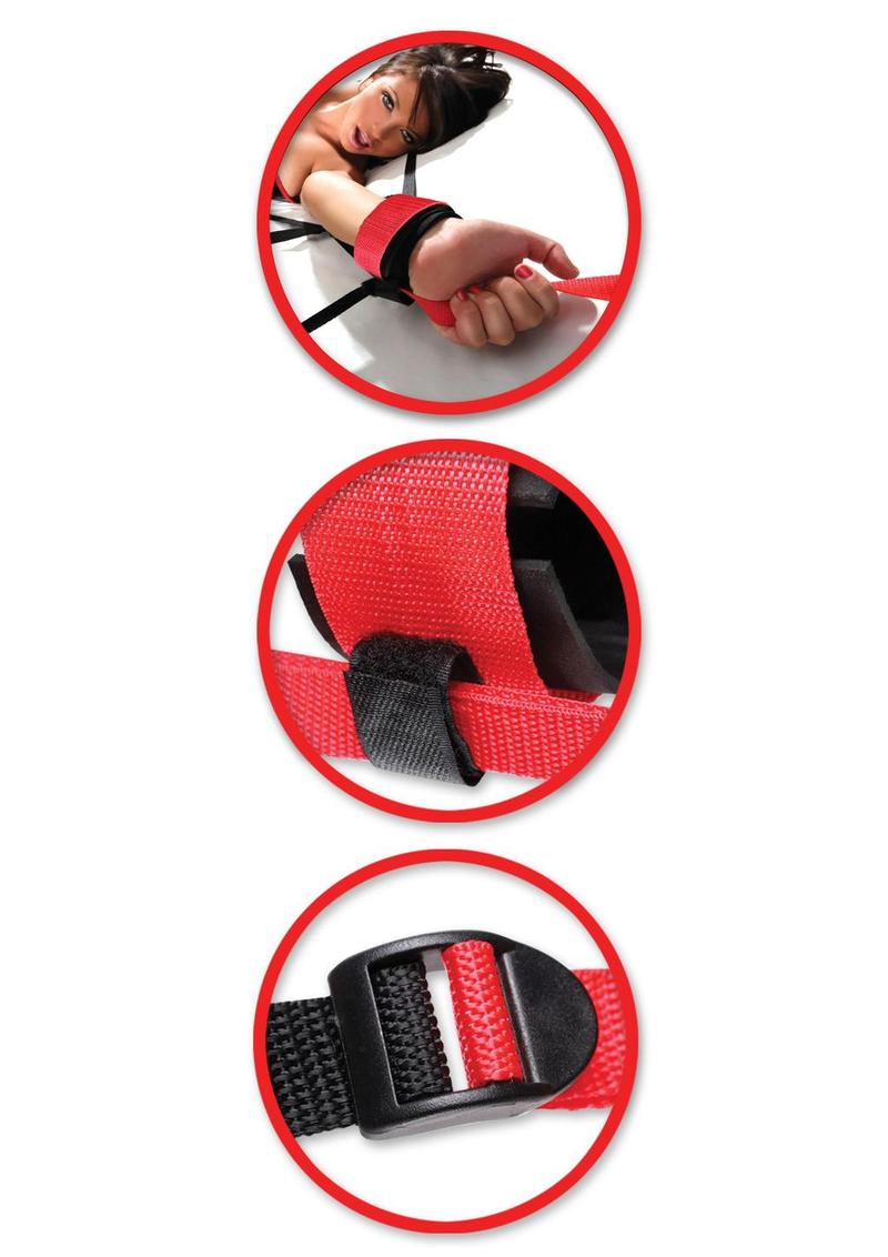 Fetish Fantasy Series Web Bed Restraint System