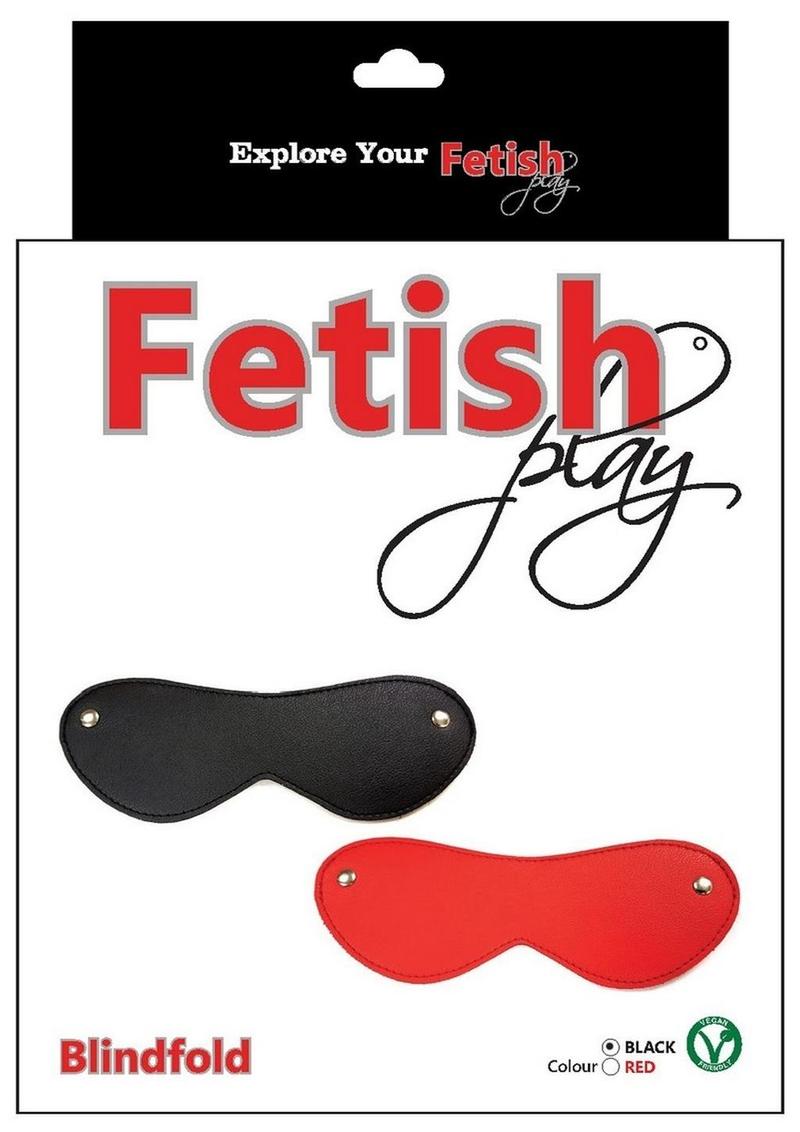 Fetish Play Blindfold Vegan Leather