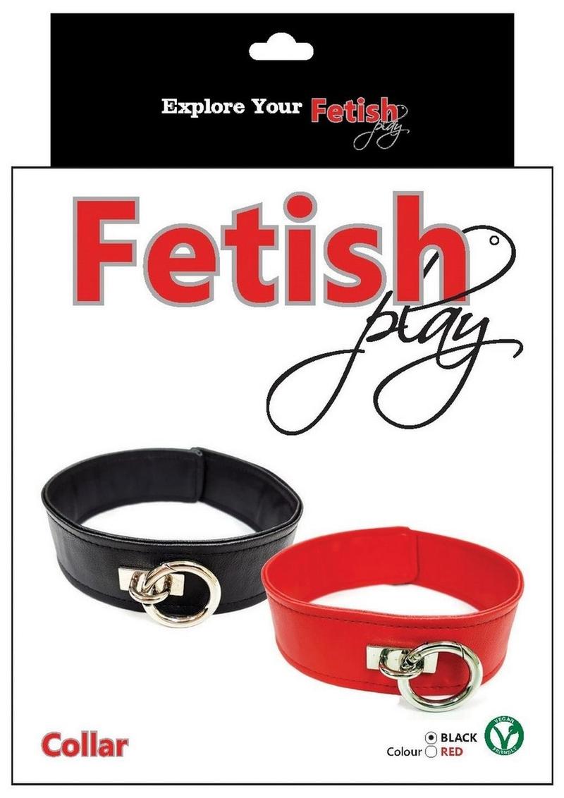 Fetish Play Collar Vegan Leather