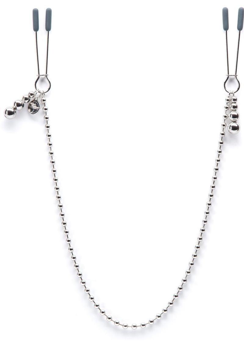 Fifty Shades Darker At My Mercy Beaded Chain Nipple Clamps