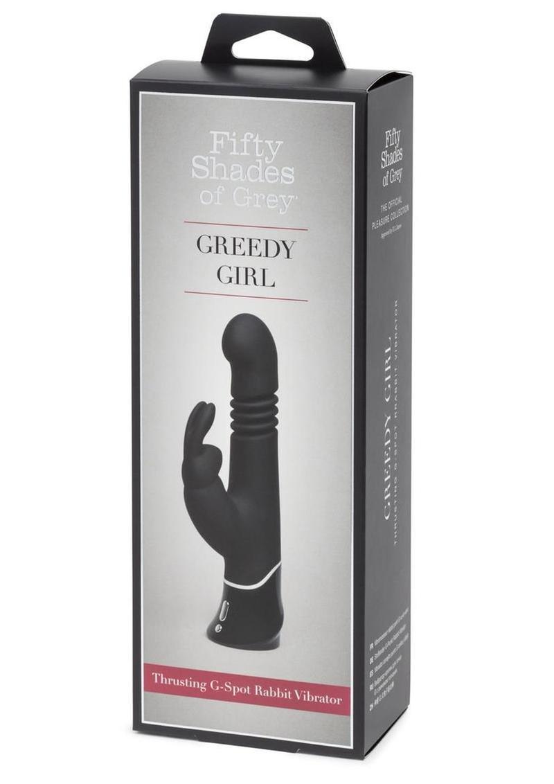Fifty Shades Of Grey Greedy Girl Rechargeable Thrusting G-Spot Rabbit Vibrator
