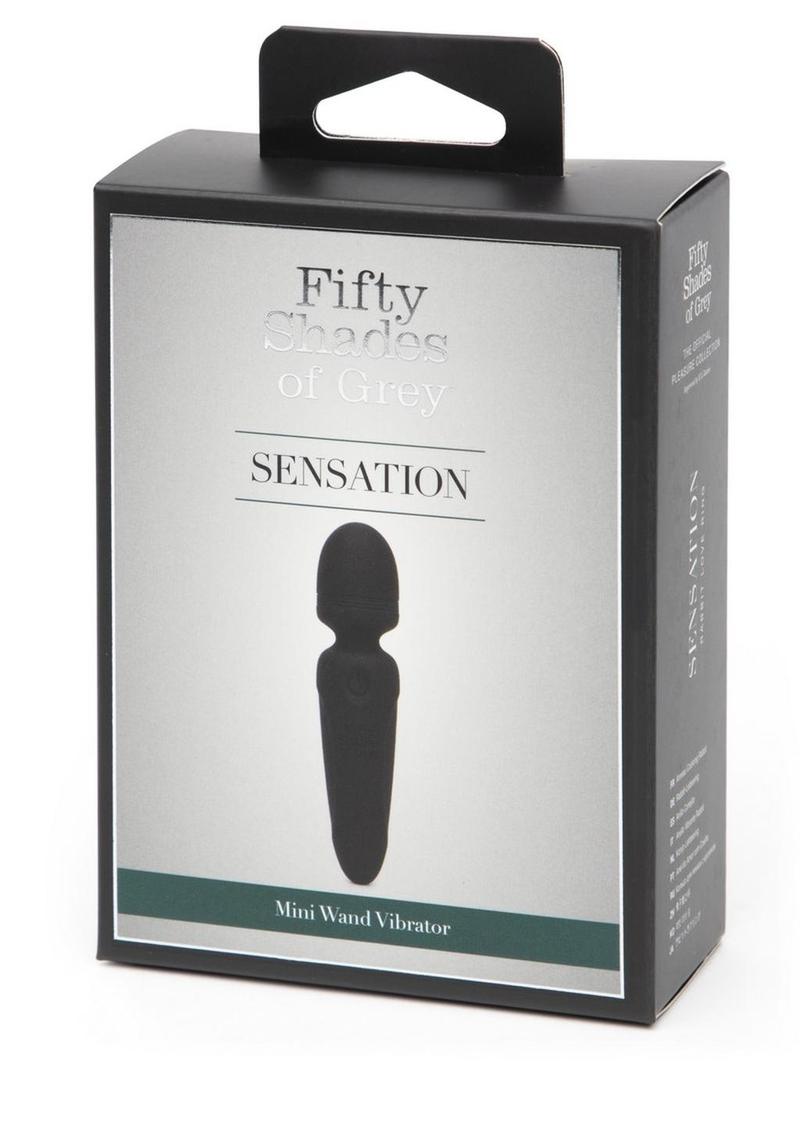 Fifty Shades Of Grey Sensation Rechargeable Silicone Mini Wand Vibrator