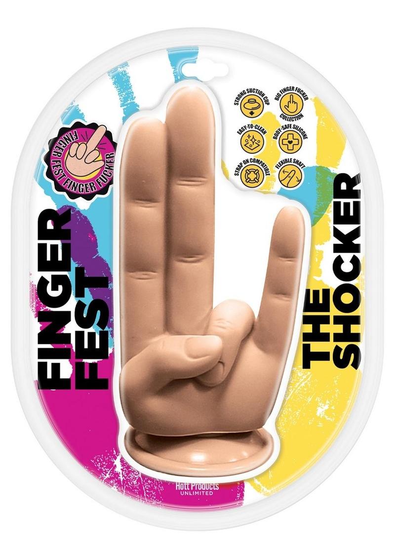 Finger Fest The Shocker Silicone Dildo