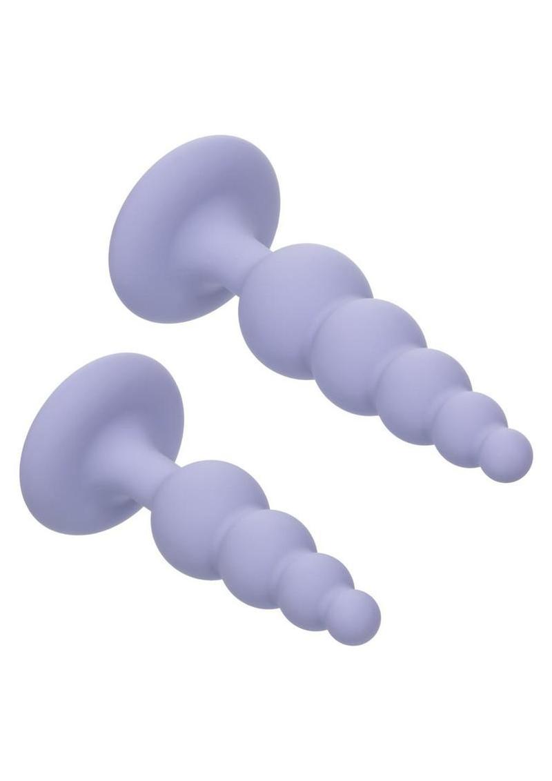 First Time Crystal Beaded Duo Silicone Anal Probe