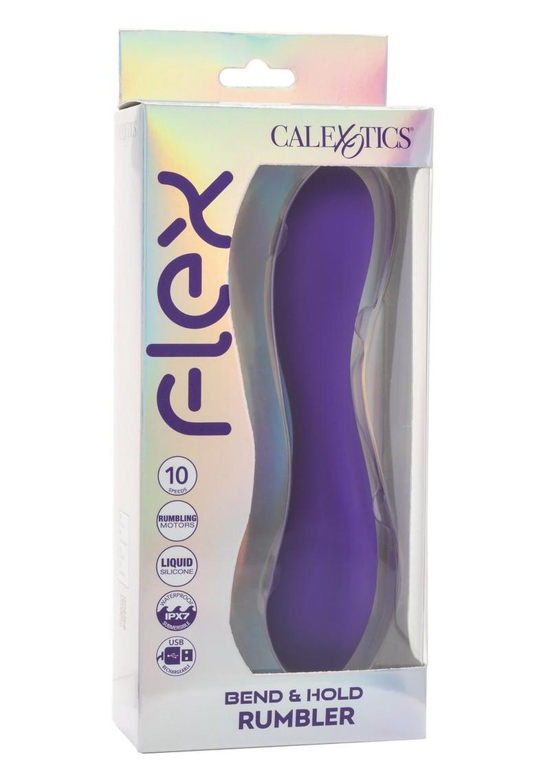Flex Bend and Hold Rumbler Rechargeable Silicone Vibrator