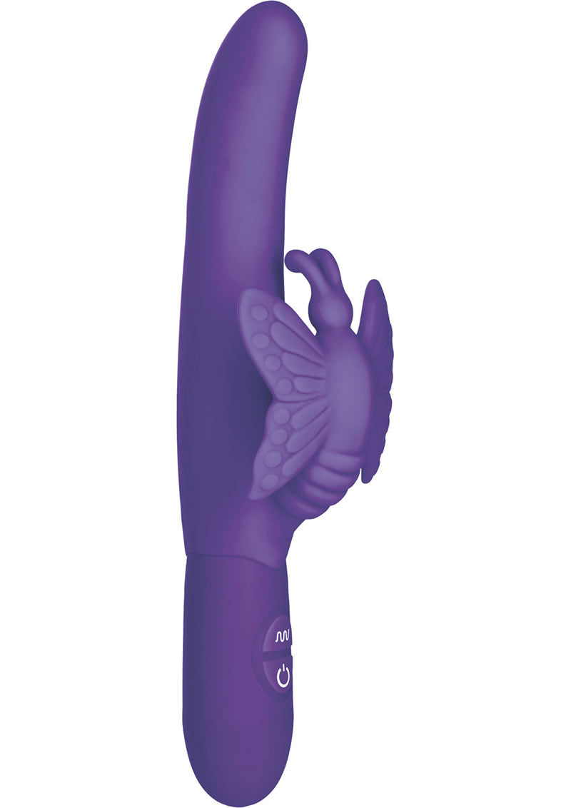 Fluttering Butterfly Silicone Rabbit Vibrator
