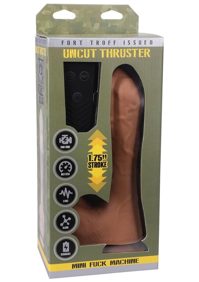 Fort Troff's Uncut Thruster Rechargeable Silicone Mini Machine