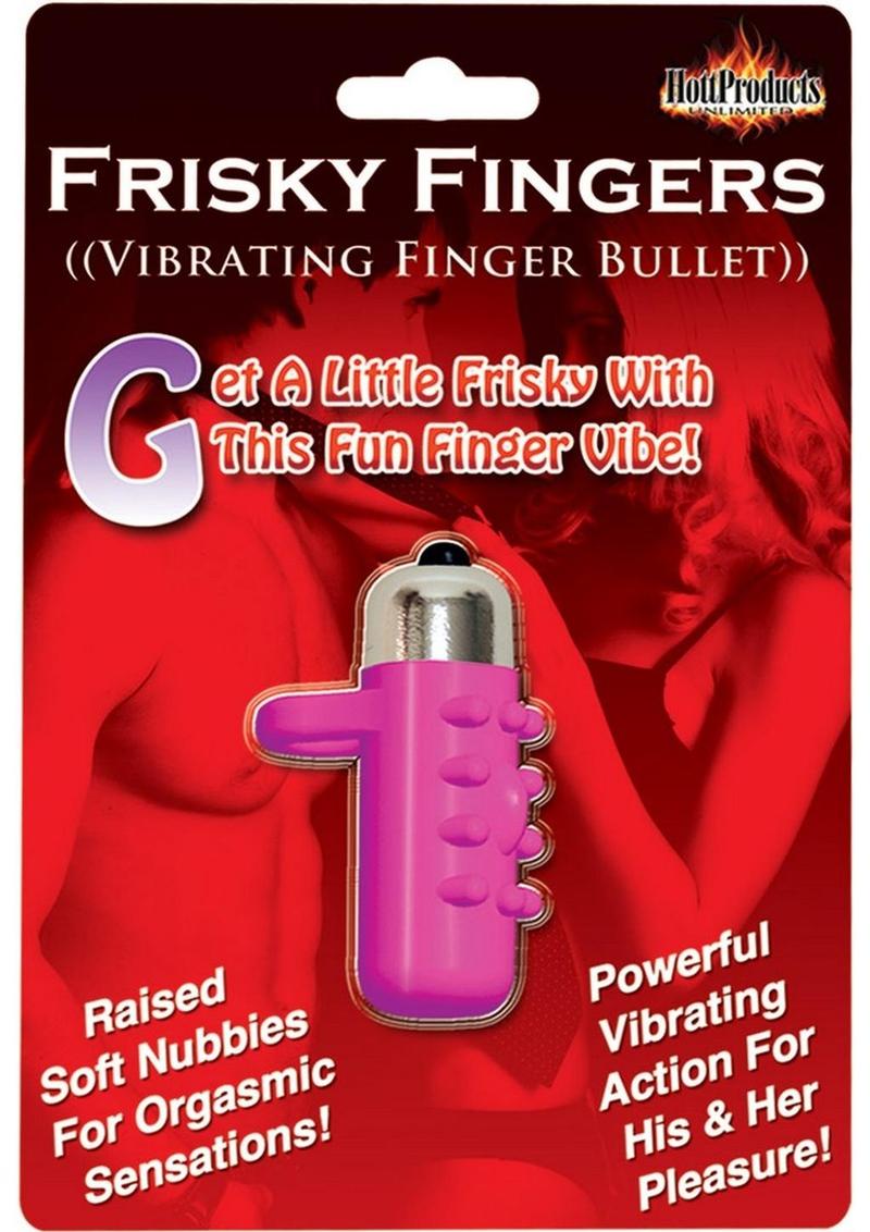 Frisky Fingers Silicone Finger Sleeve with Vibrating Bullet