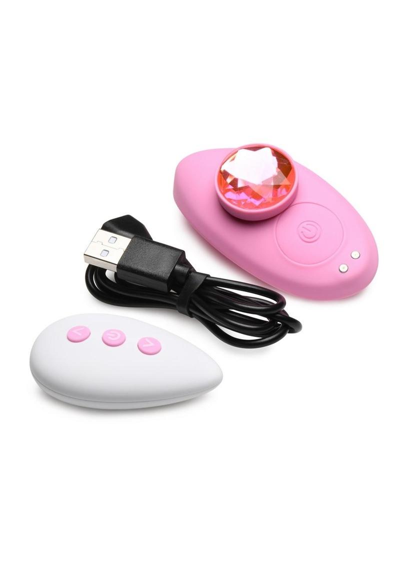 Frisky Naughty Knickers Bling Edition Silicone Panty Vibe with Remote Control