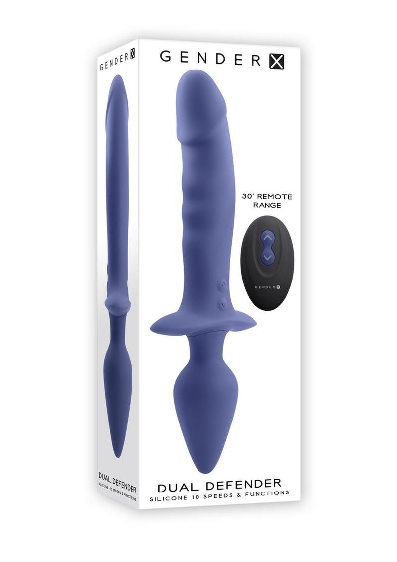 Gender X Dual Defender Rechargeable Silicone Dual Vibrator