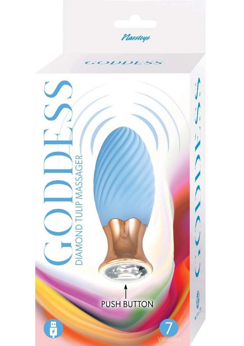Goddess Diamond Tulip Rechargeable Silicone Massager