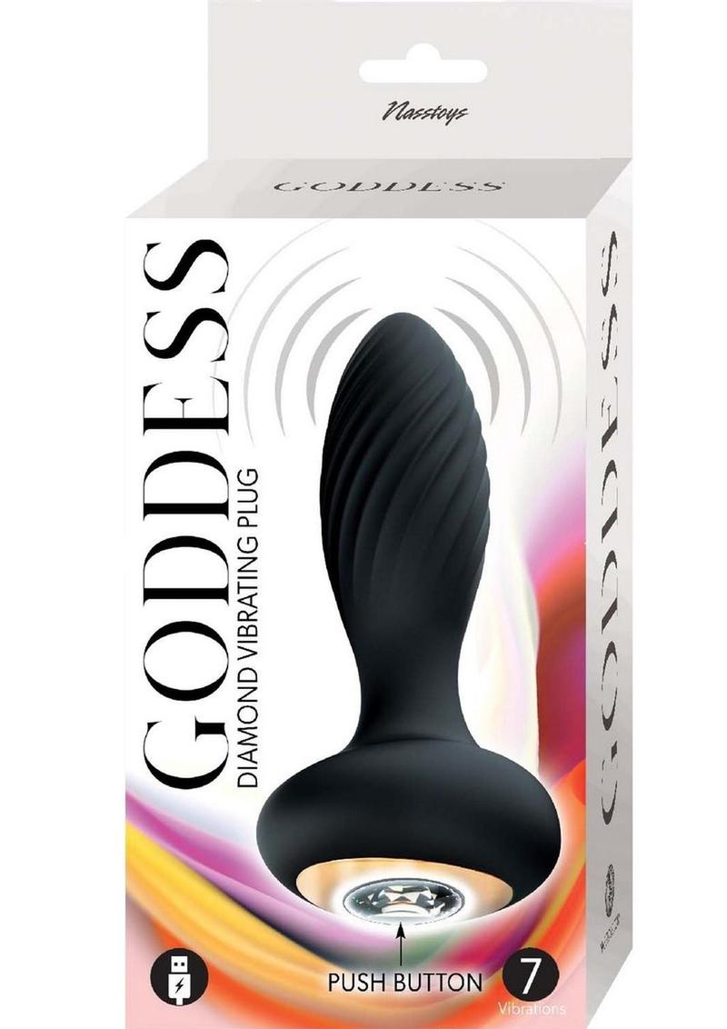 Goddess Diamond Vibrating Rechargeable Silicone Plug