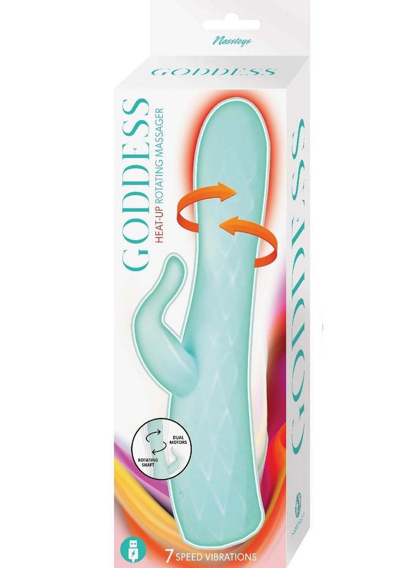 Goddess Heat Up Rotating Rechargeable Silicone Massager
