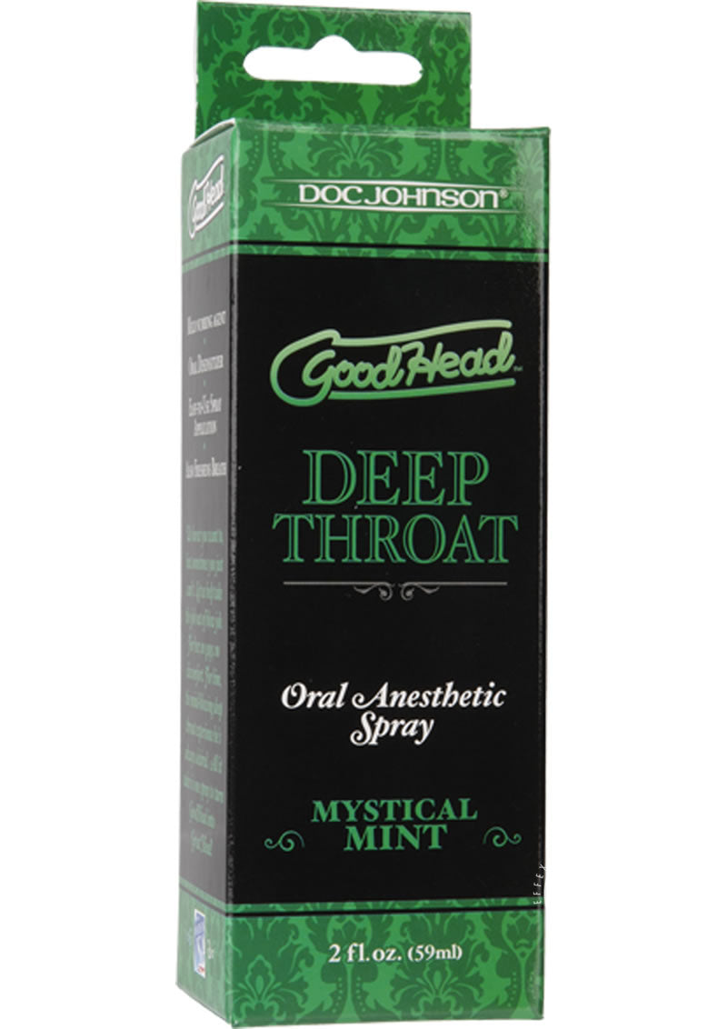 Goodhead Deep Throat Oral Anesthetic Spray Mystical Mint