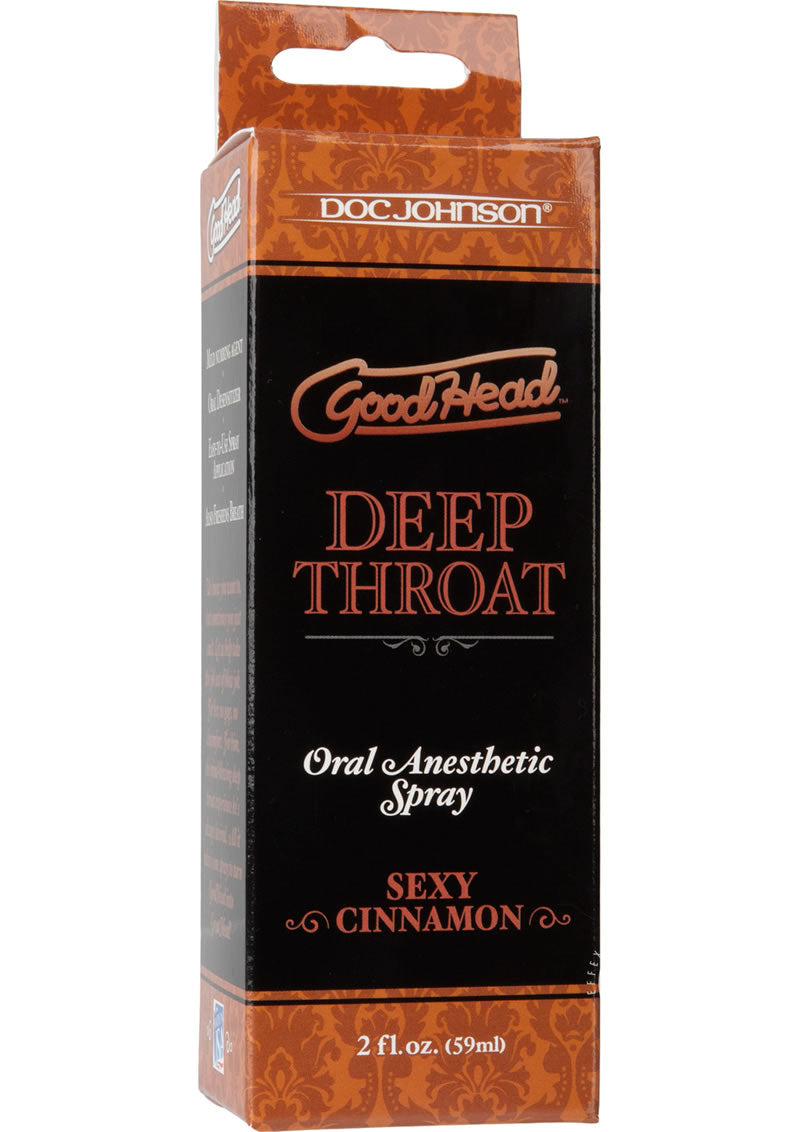 Goodhead Deep Throat Oral Anesthetic Spray Sexy Cinnamon