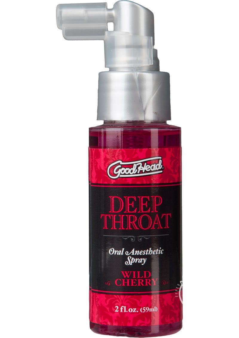 Goodhead Deep Throat Oral Anesthetic Spray Wild Cherry