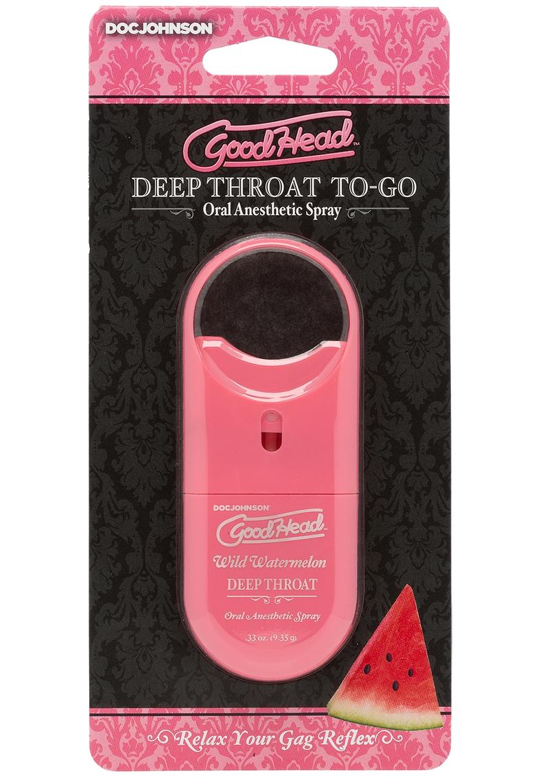 Goodhead Deep Throat To-Go Oral Anesthetic Spray Wild Watermelon