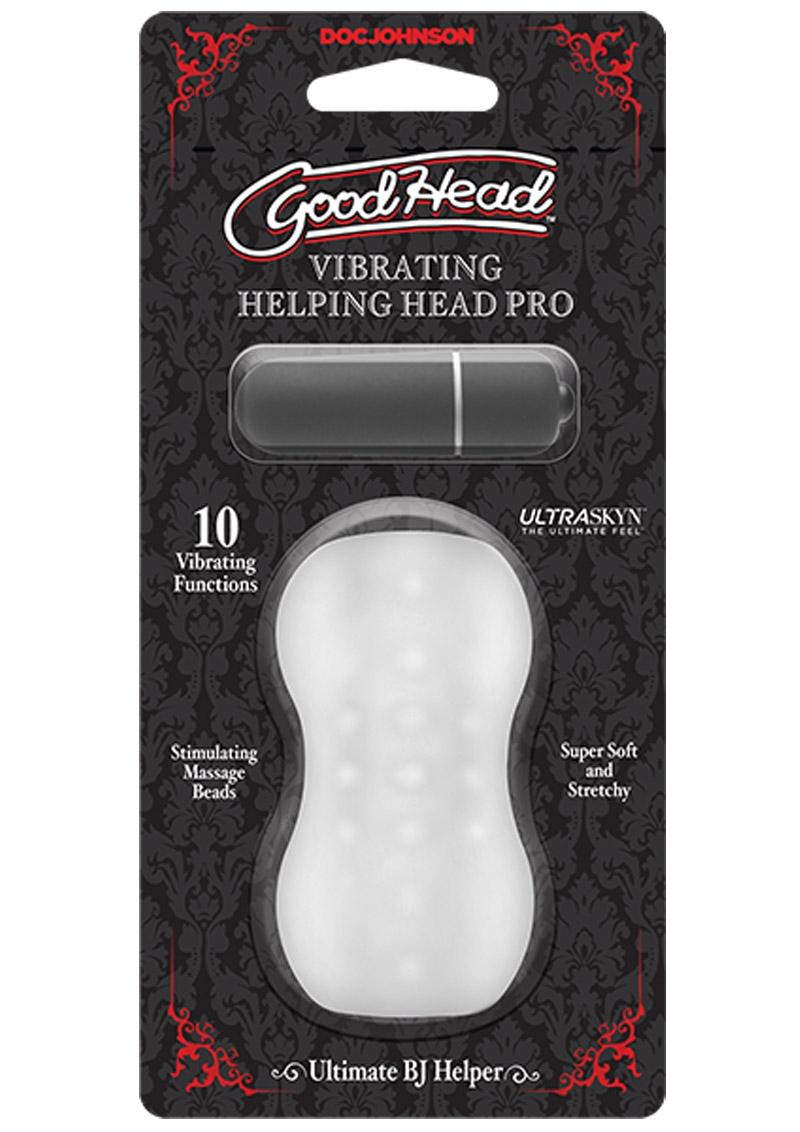 Goodhead Helping Head Pro Vibrating Masturbator with Bullet